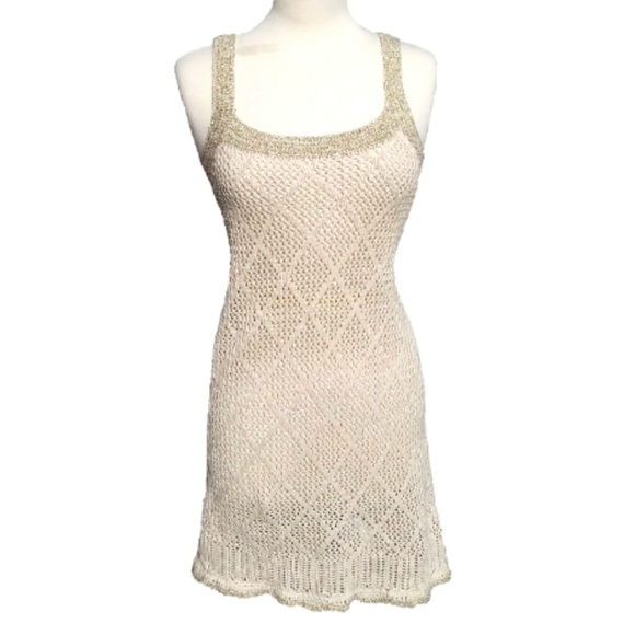 VENUS Dresses & Skirts - Venus Crochet Dress Overlay